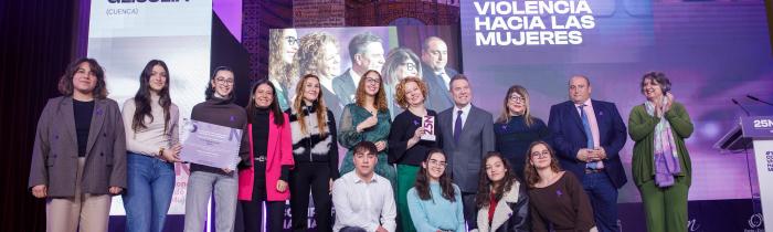 Premio al IES y a Música en las aulas por en el Día Internacional para la Eliminación de la Violencia contra las Mujeres,